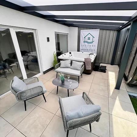 Wellness Lodge, Sauna, Whirlpool Nahe Dem Möhnesee