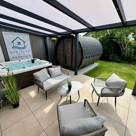 Wellness Lodge, Sauna, Whirlpool Nahe Dem * Möhnesee