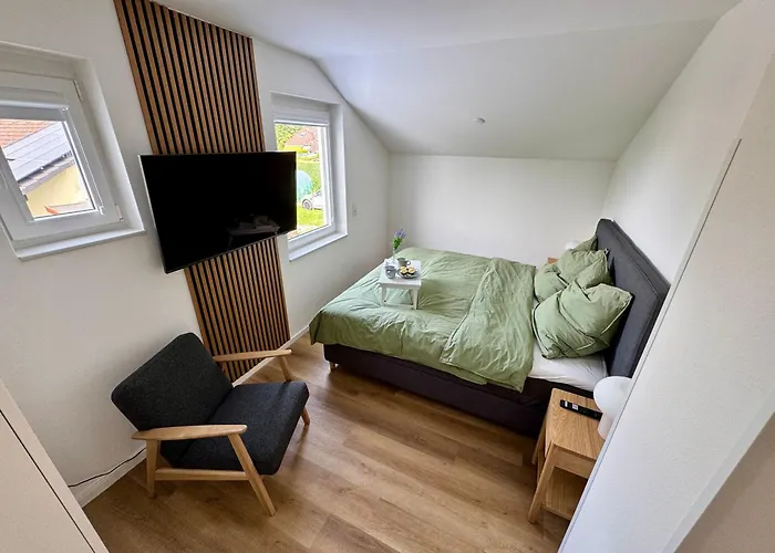 Vakantiehuis Wellness Lodge, Sauna, Whirlpool Nahe Dem *